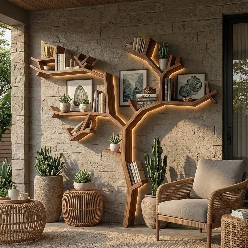 DIY Tree Bookshelf & Bookcase Plans — Step-by-Step DIY Woodworking Plans PDF Blueprint