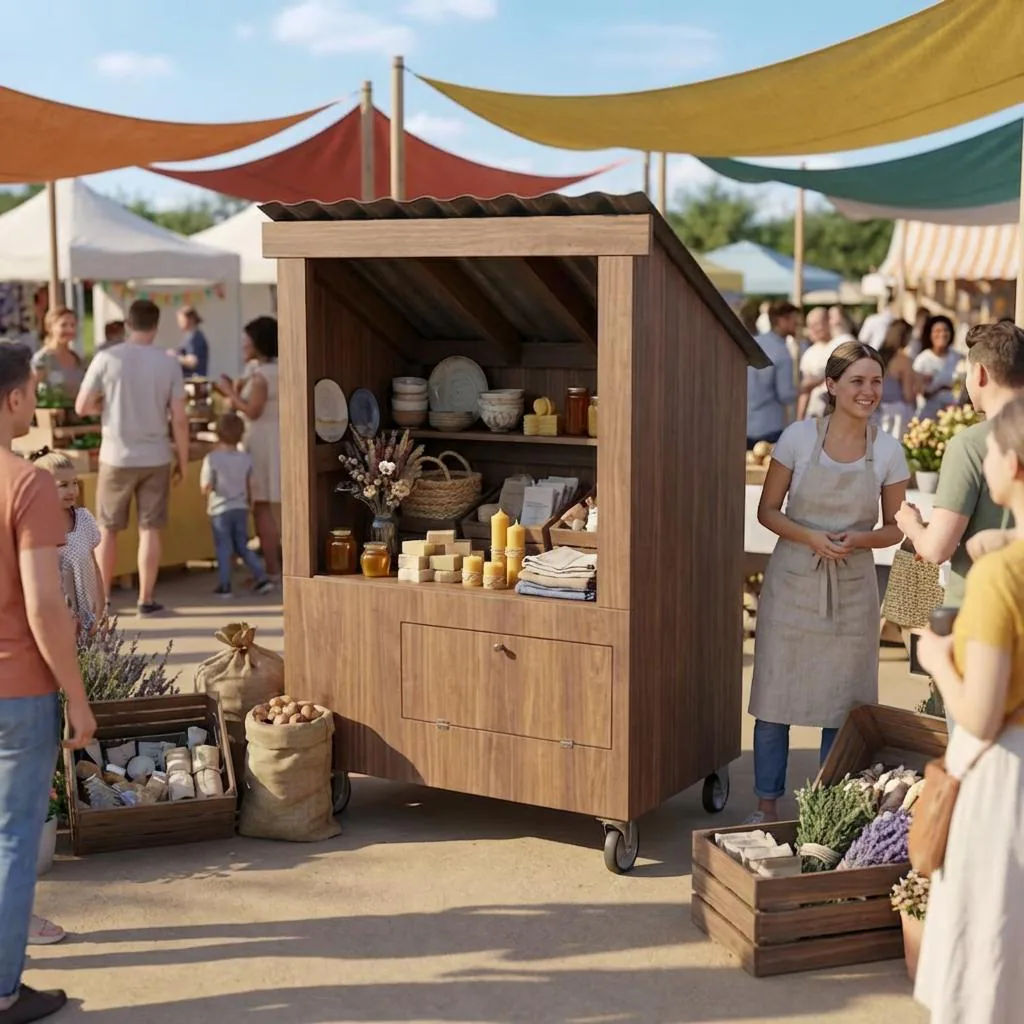 DIY Farmstand Plans — Cut list and material detail