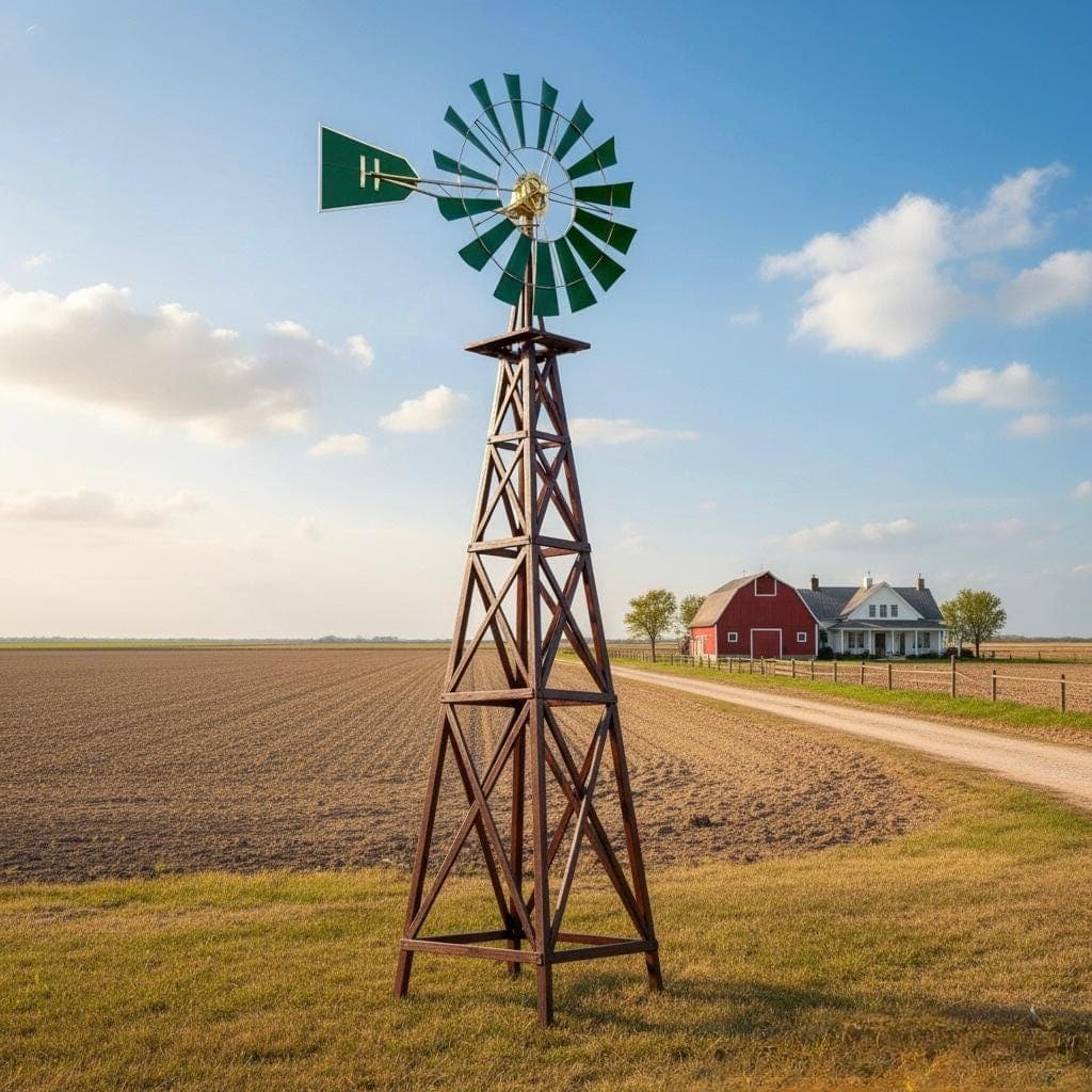 DIY 13 FT Wooden Windmill Plans — Step-by-Step DIY Woodworking Plans PDF Blueprint