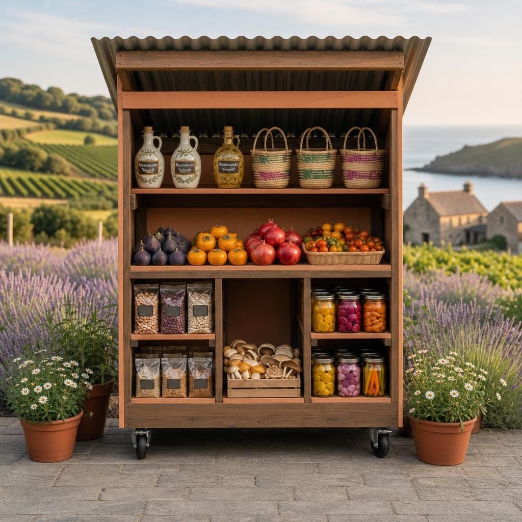 DIY Farm Stand Plans — Cut list and material detail