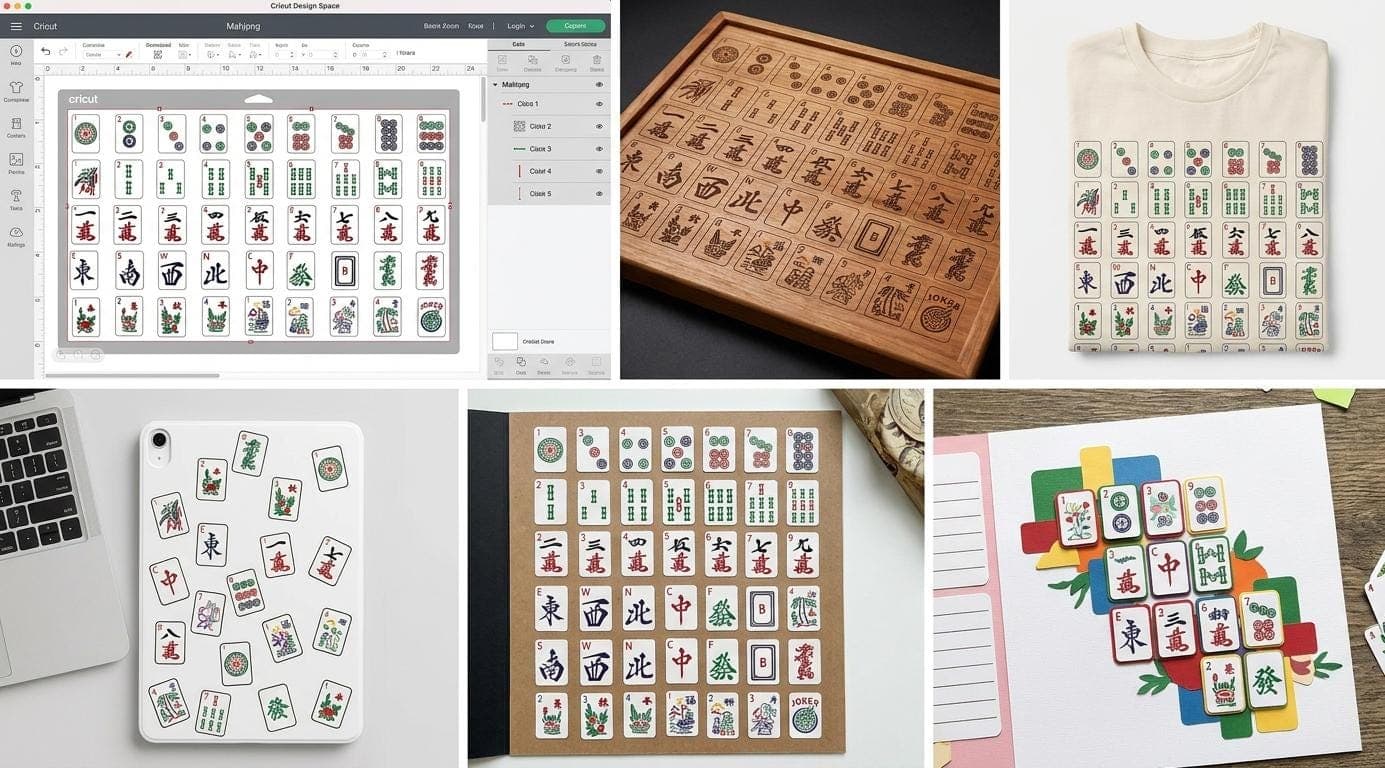 Mahjong Bundle — 3D exploded assembly view