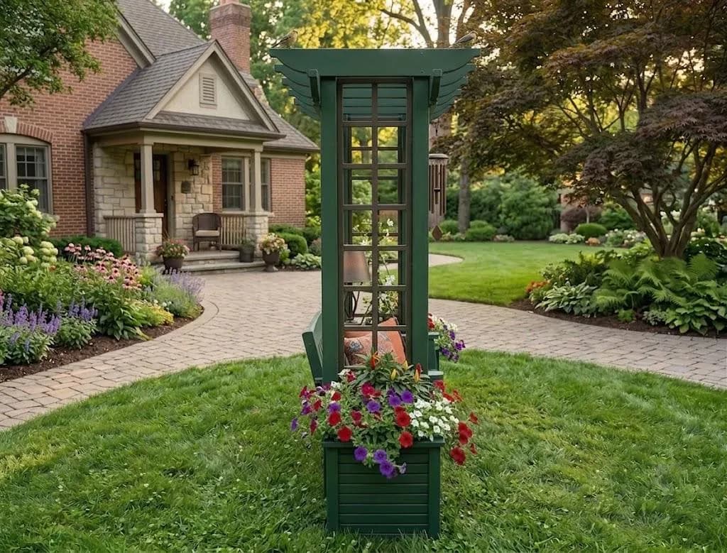 DIY Pergola Swing Chair Plans — Material and lumber overview