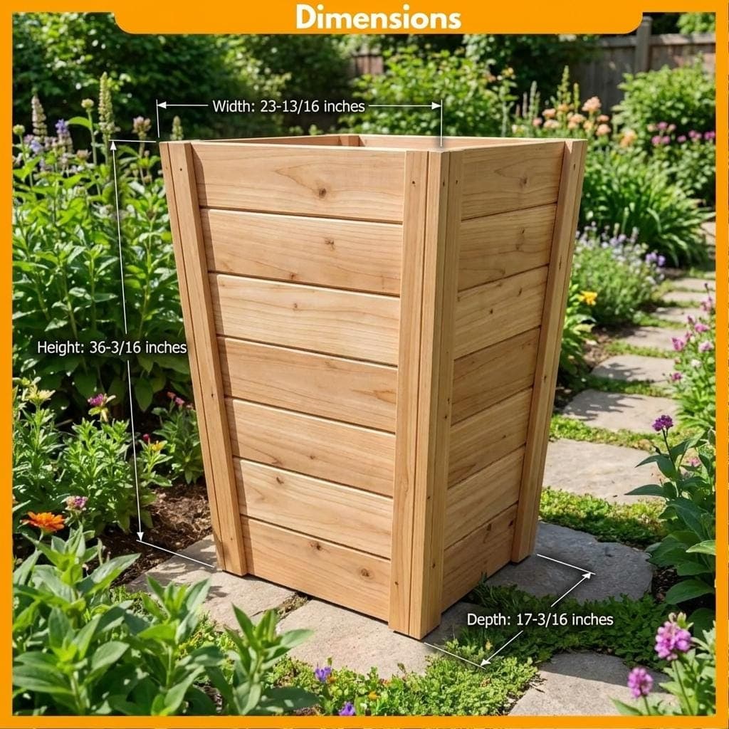 DIY Planter Box Plans — Material and lumber overview