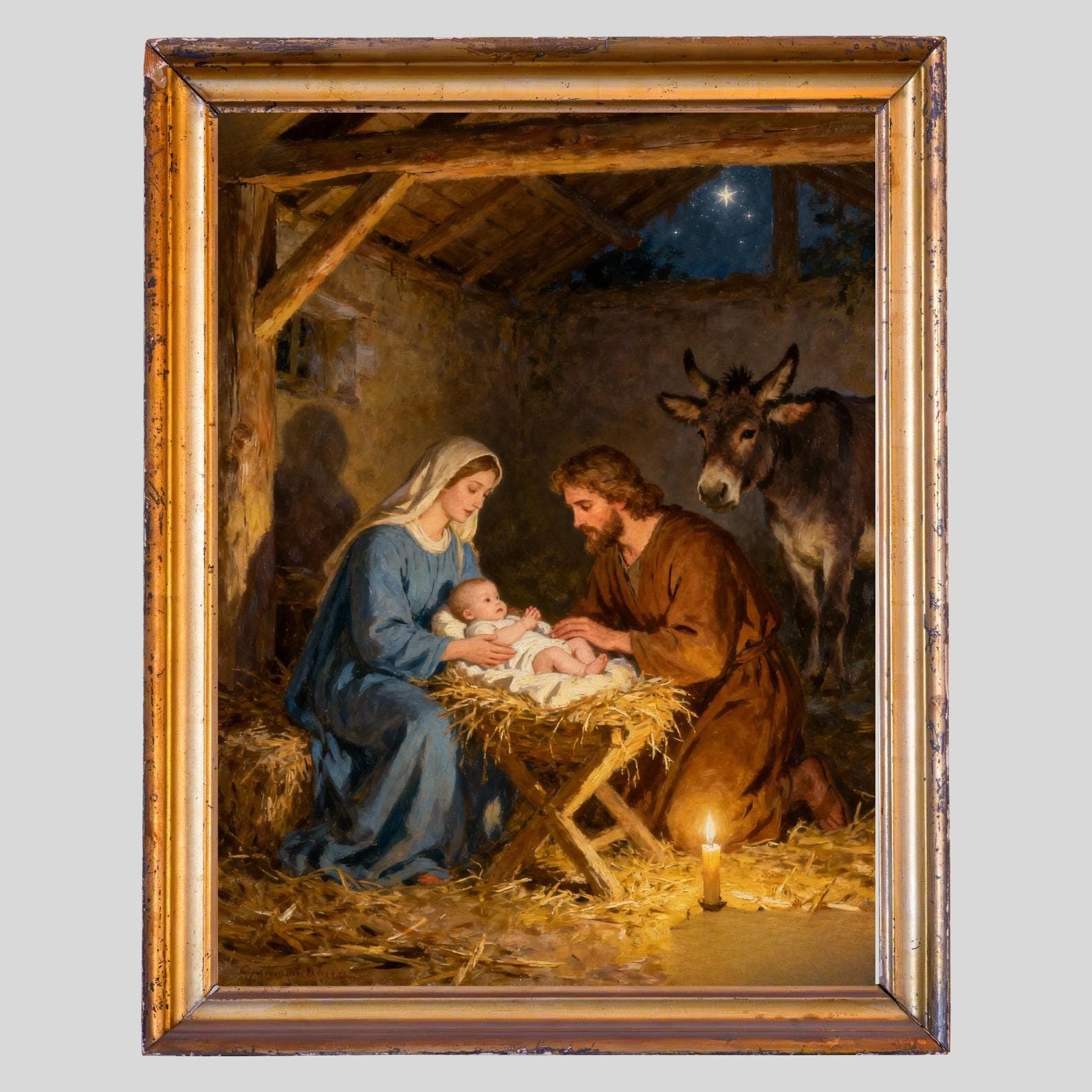 Vintage Christmas Prints Bundle — 3D exploded assembly view