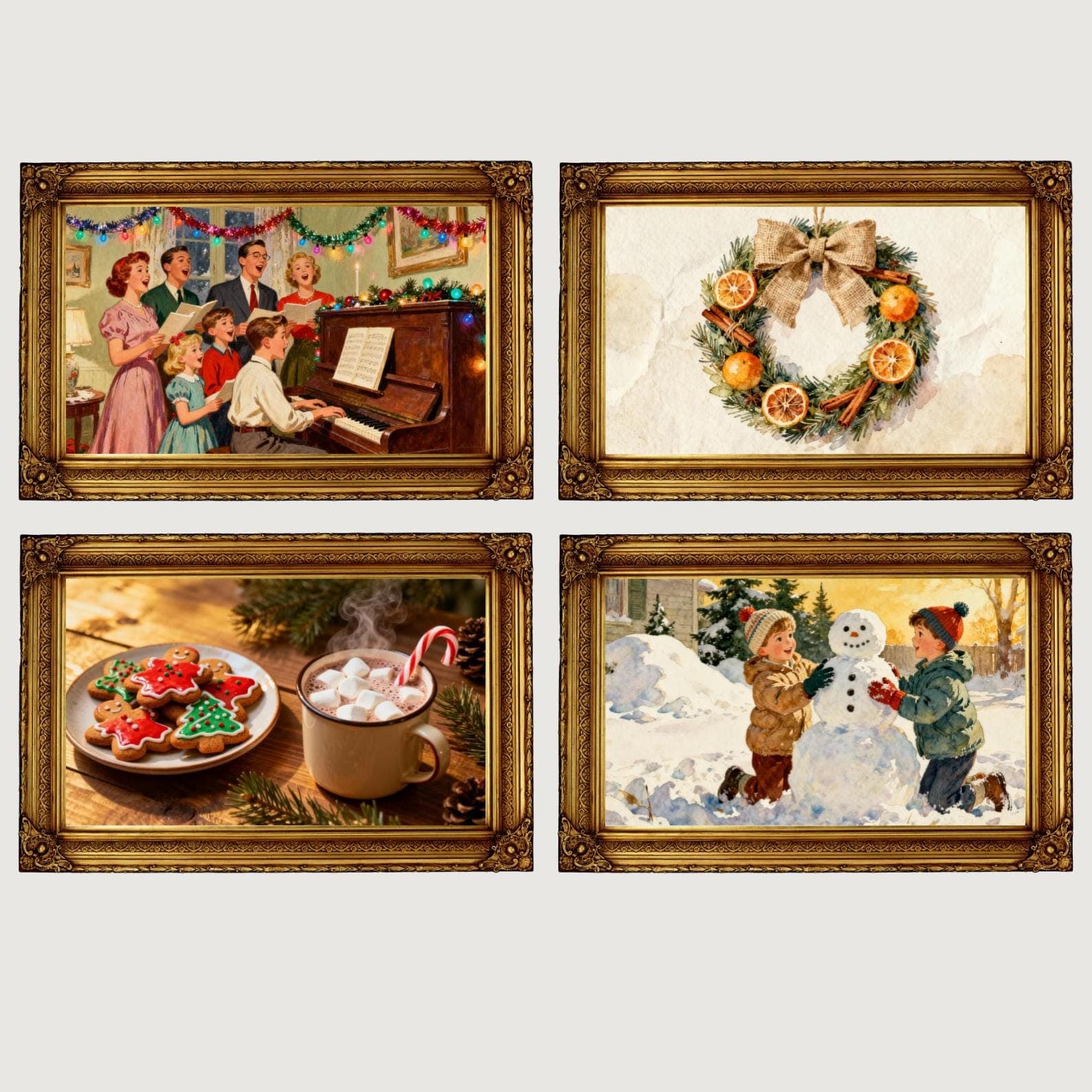Vintage Christmas Art — Detail view 9