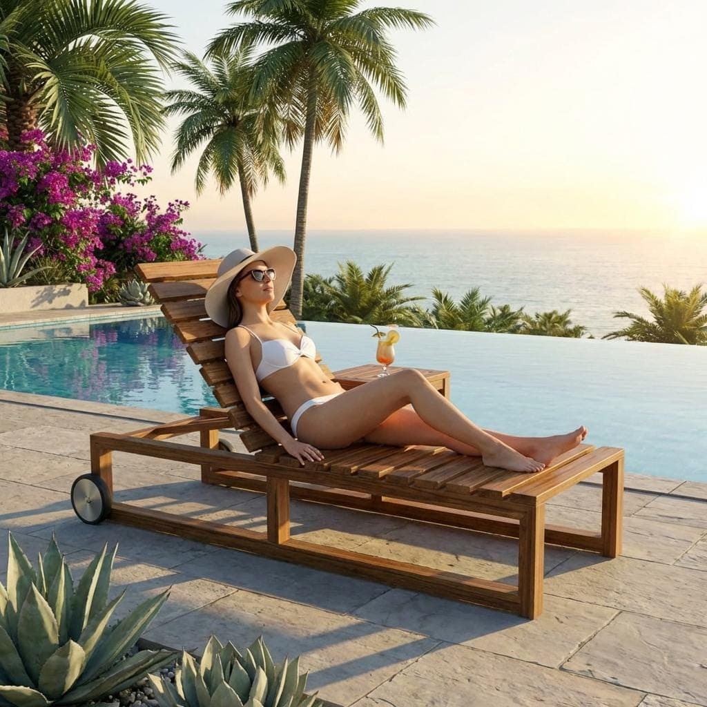 DIY Chaise Lounge Plans — Cut list and material detail