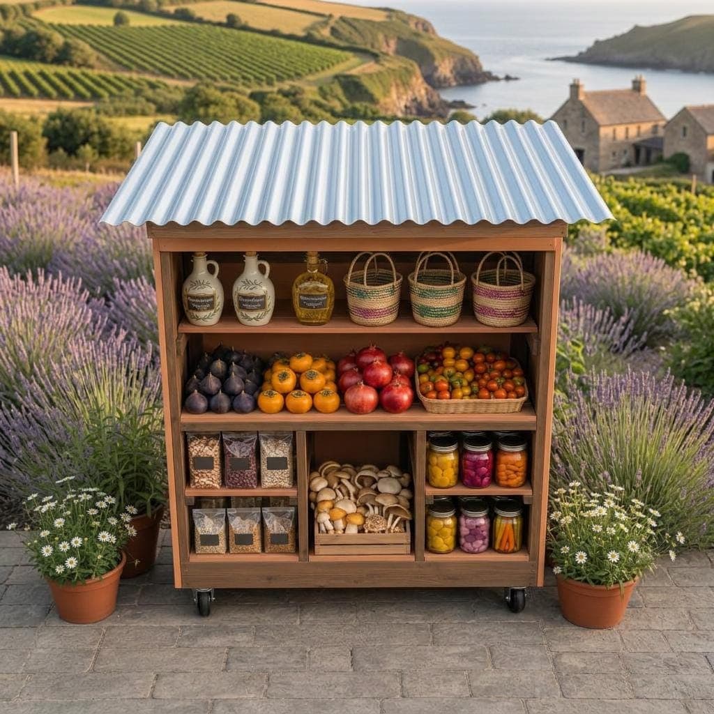DIY Farm Stand Plans — Material and lumber overview