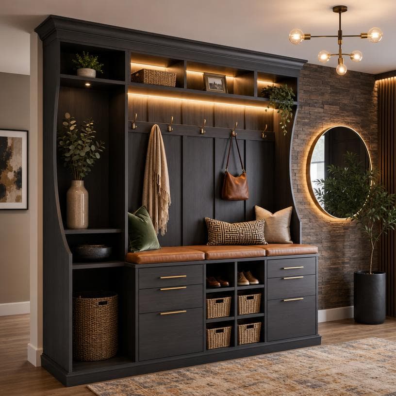 Built-In Cabinets Plans — Cut list and material detail