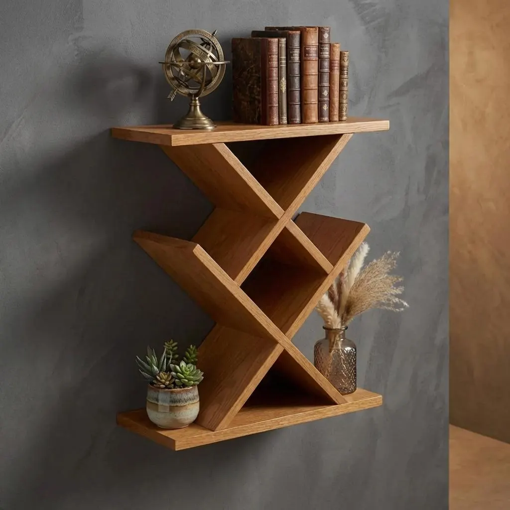 DIY Wooden Floating Shelf Plans — Cut list and material detail