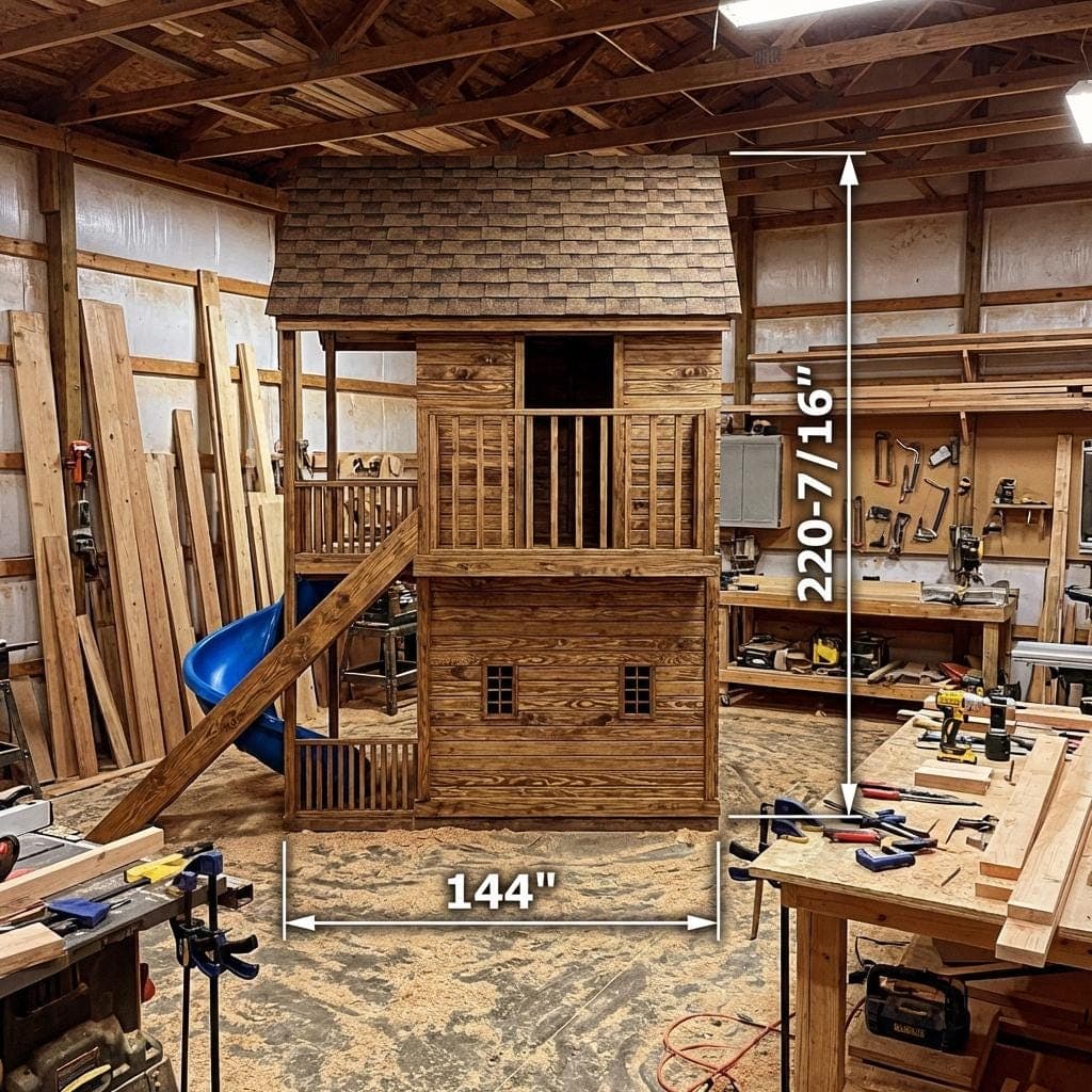 DIY Playhouse Plans — Cut list and material detail
