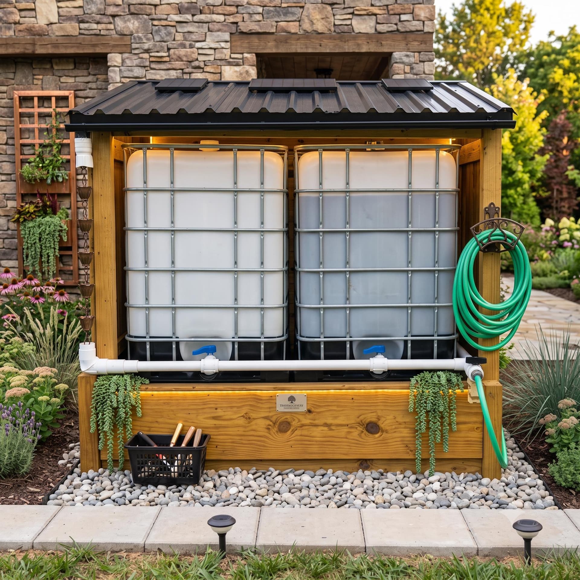 DIY Rainwater Collection System Plans — PDF Woodworking Blueprint DIY Plans