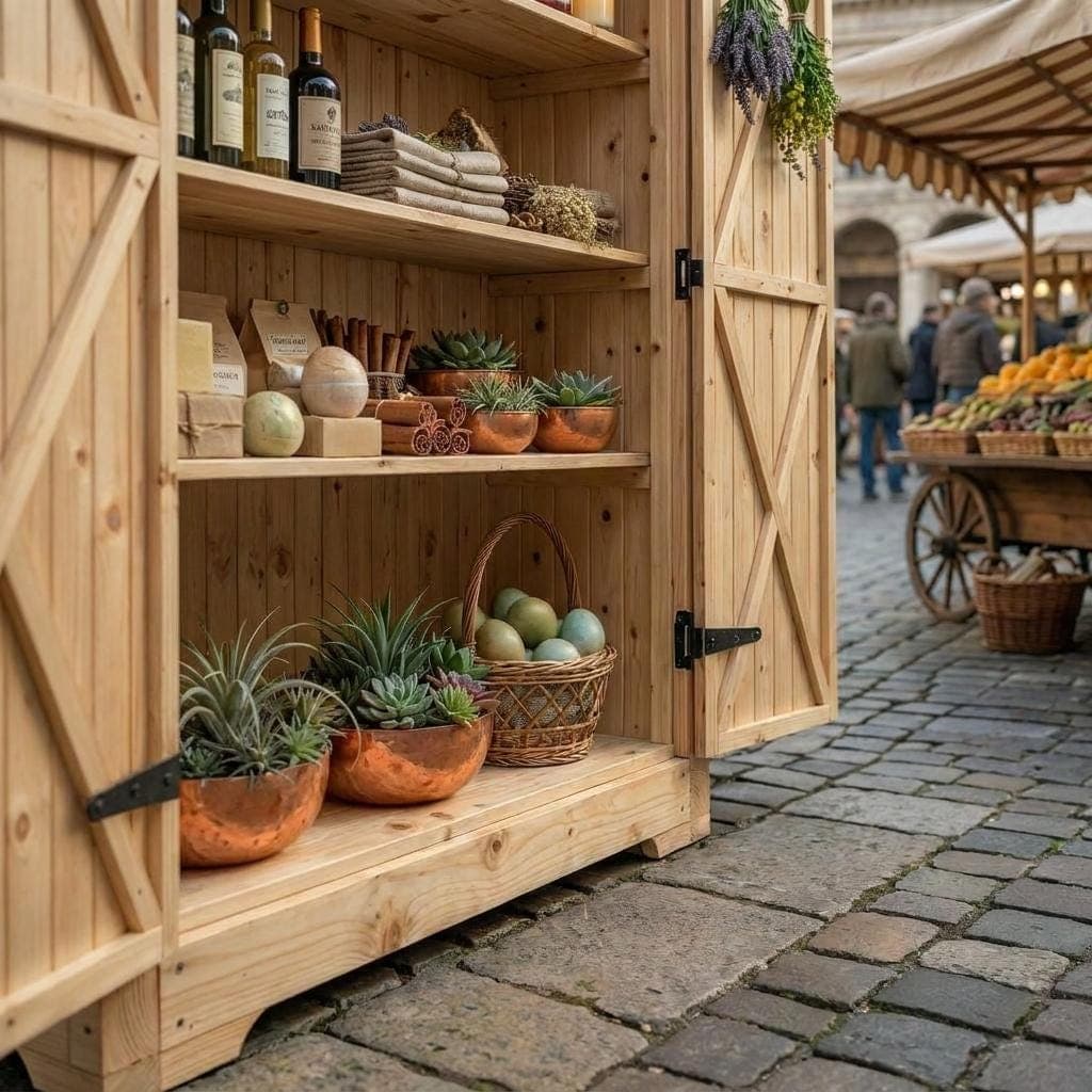 DIY Farmstand Plans — Material and lumber overview