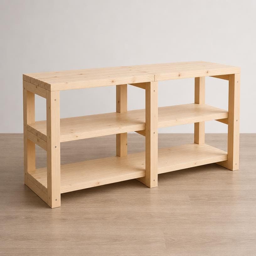DIY Wall Shelf Plans — Material and lumber overview
