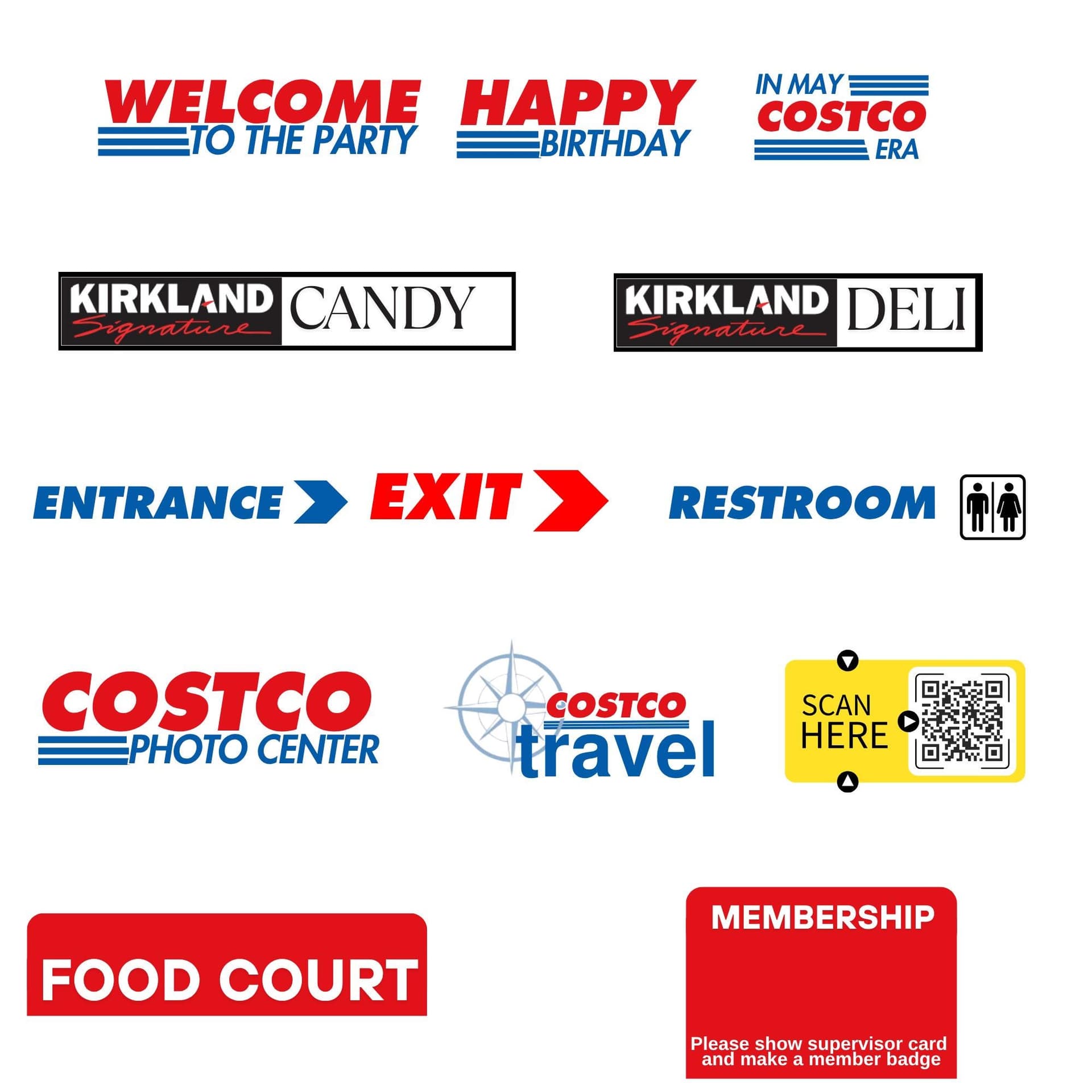 Costco New Year Party — Material and lumber overview