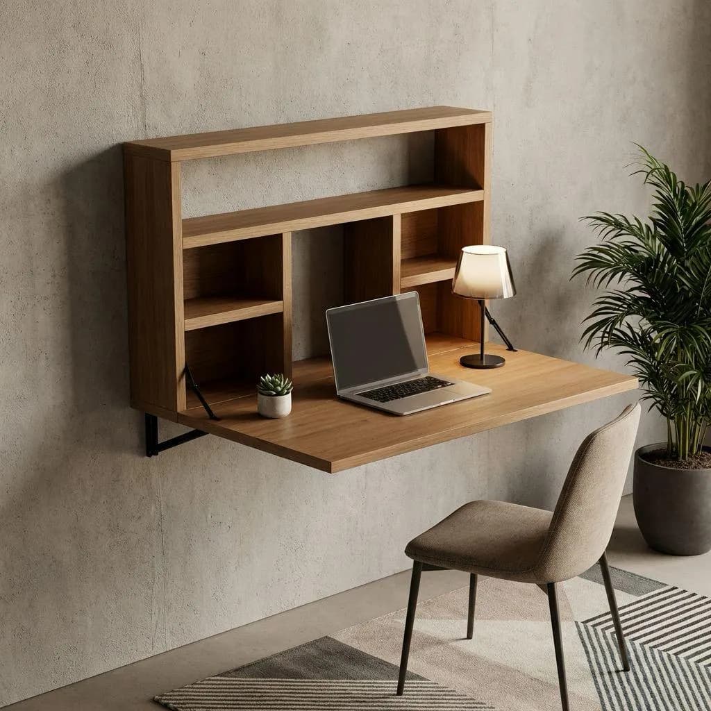 Wall Mounted Folding Desk Plans — Material and lumber overview