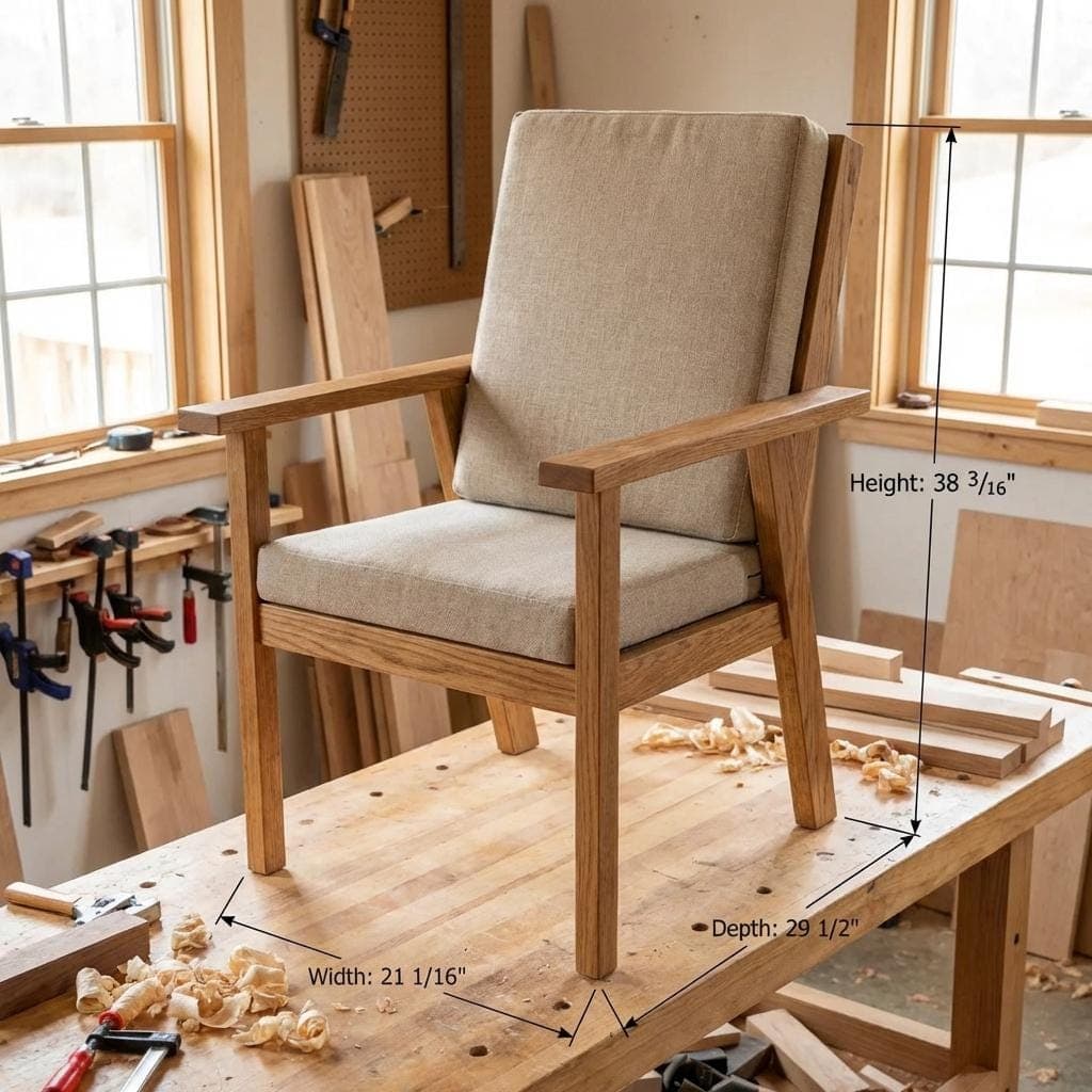 DIY Murphy Desk Plans — 3D exploded assembly view