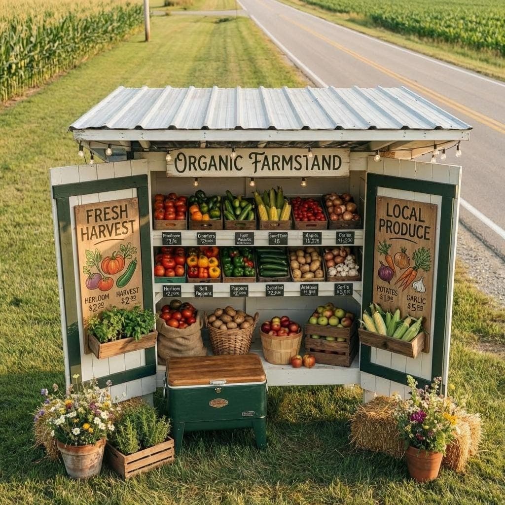 DIY Farmstand Plans PDF — Material and lumber overview