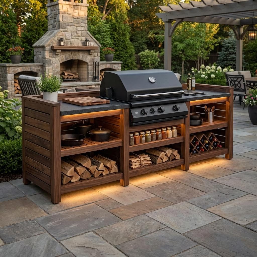 DIY Outdoor Kitchen Plans — PDF Woodworking Blueprint DIY Plans