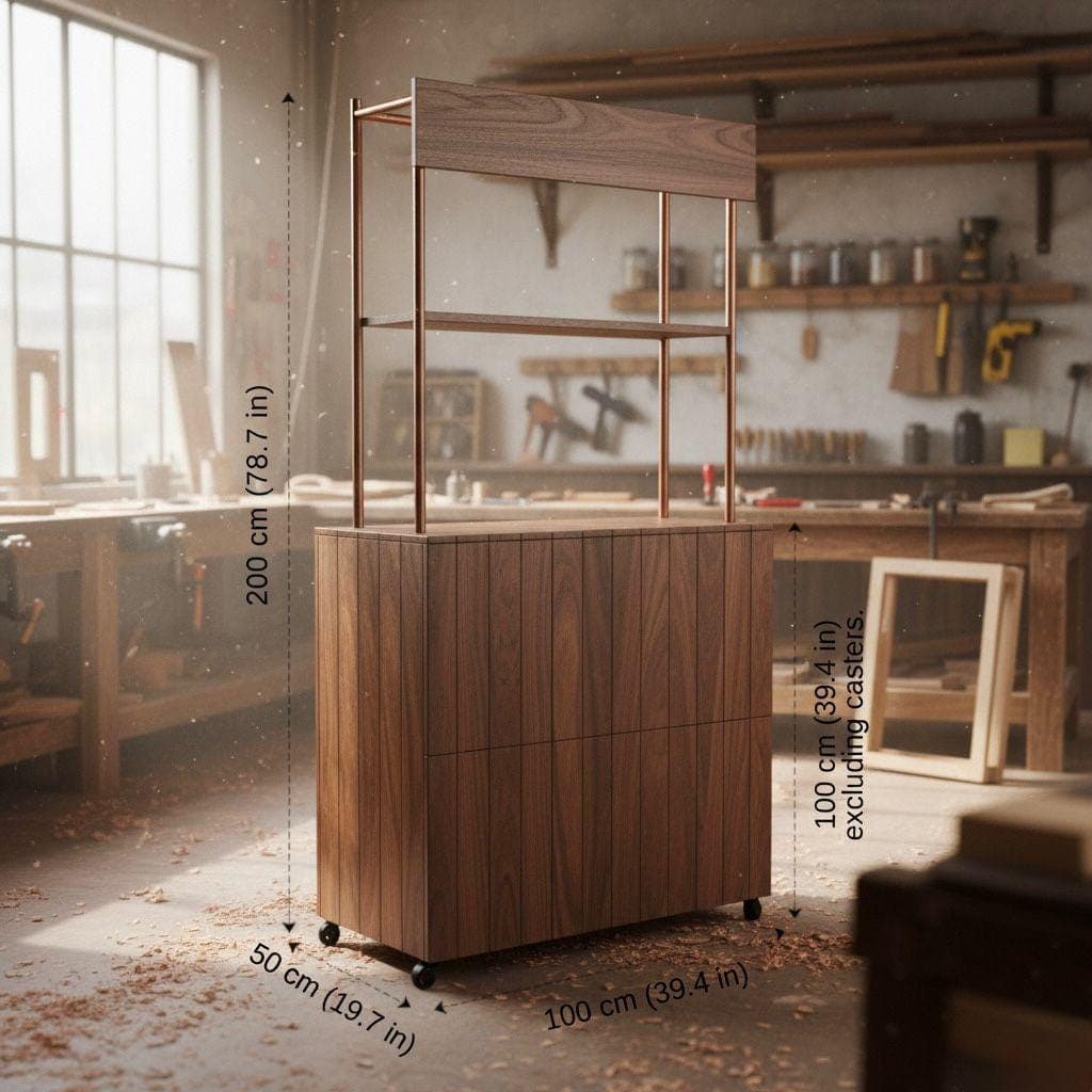 DIY Foldable Checkout Stand Plans — Finished build photo