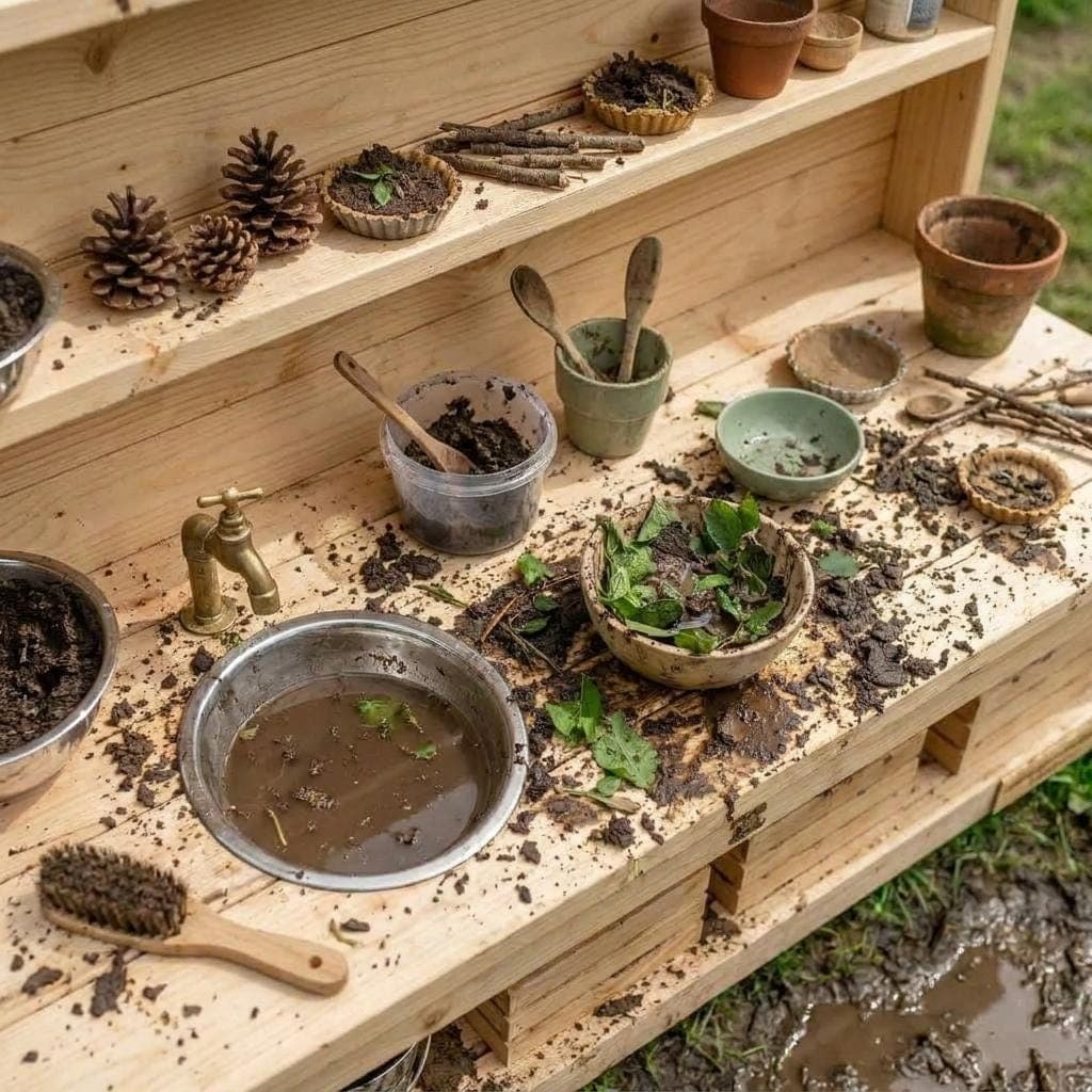 Kids Mud Kitchen Plans — Material and lumber overview