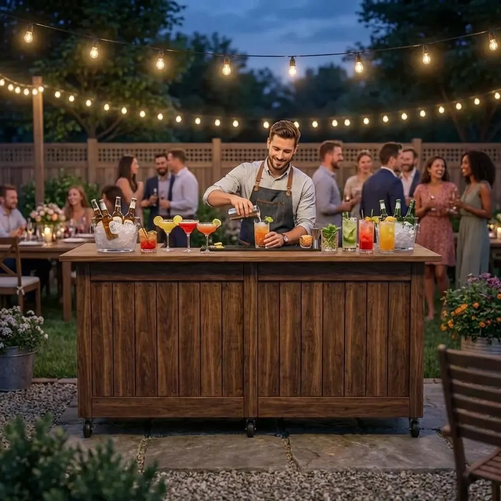 DIY Mobile Bar Plans — Step-by-Step DIY Woodworking Plans PDF Blueprint
