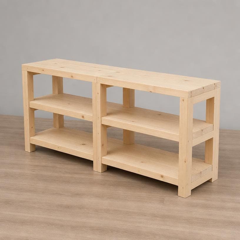 DIY Wall Shelf Plans — Cut list and material detail