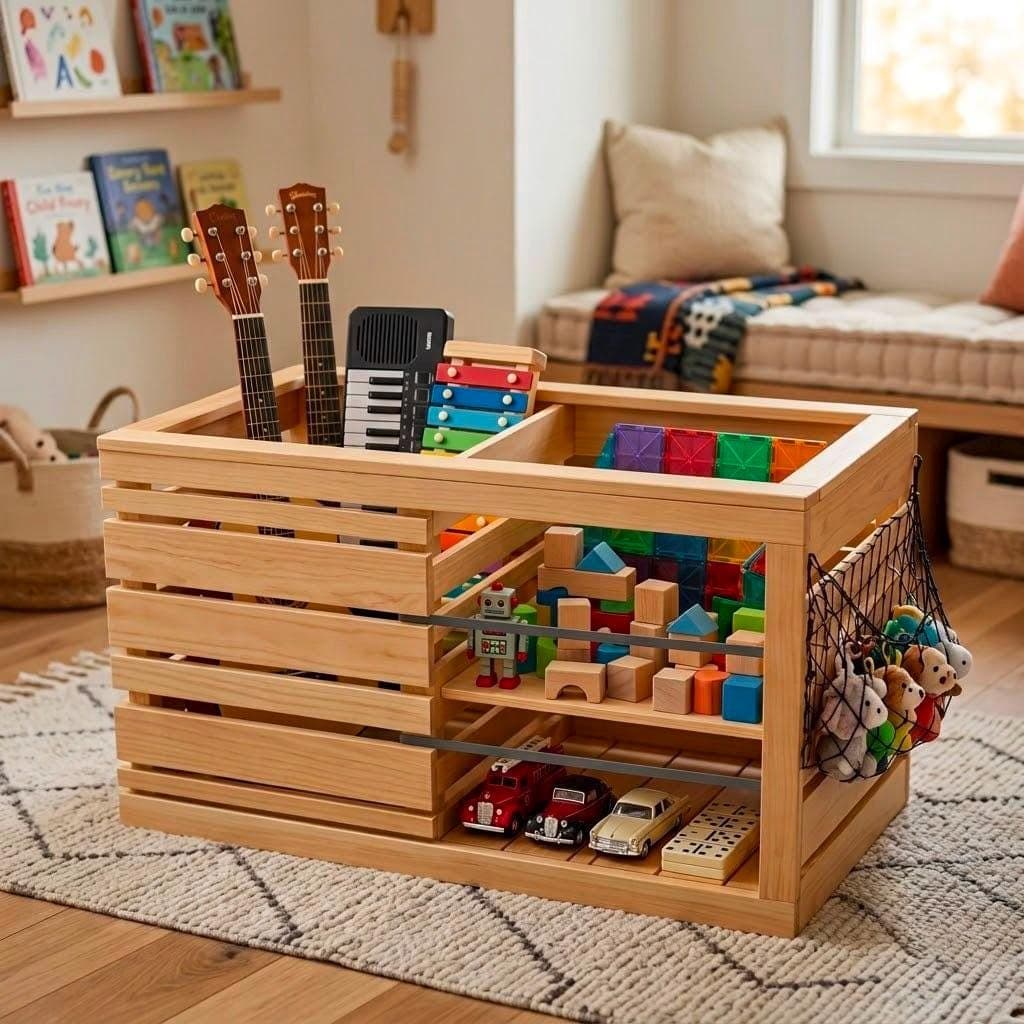 Toy Box Plans PDF — PDF Woodworking Blueprint DIY Plans