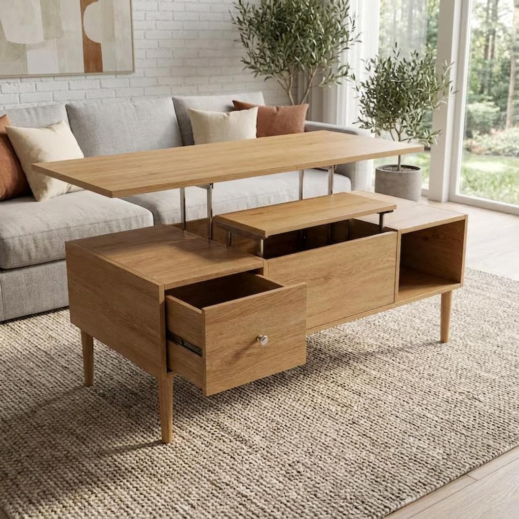 DIY Lift Top Coffee Table Plans — Step-by-Step DIY Woodworking Plans PDF Blueprint