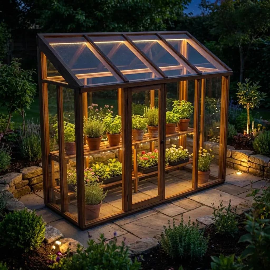 DIY Lean-To Greenhouse Plans — Step-by-Step DIY Woodworking Plans PDF Blueprint
