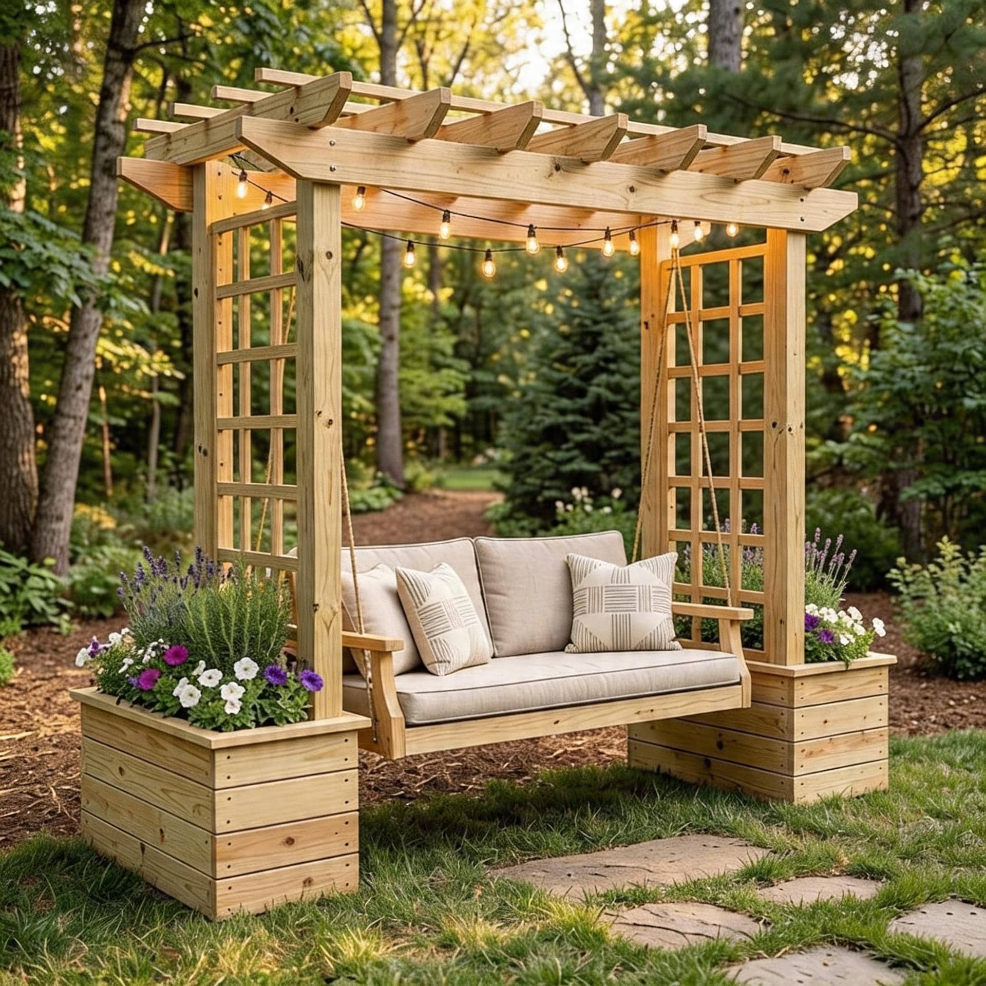 How Much Does it Cost to Build a Pergola Swing in 2026?