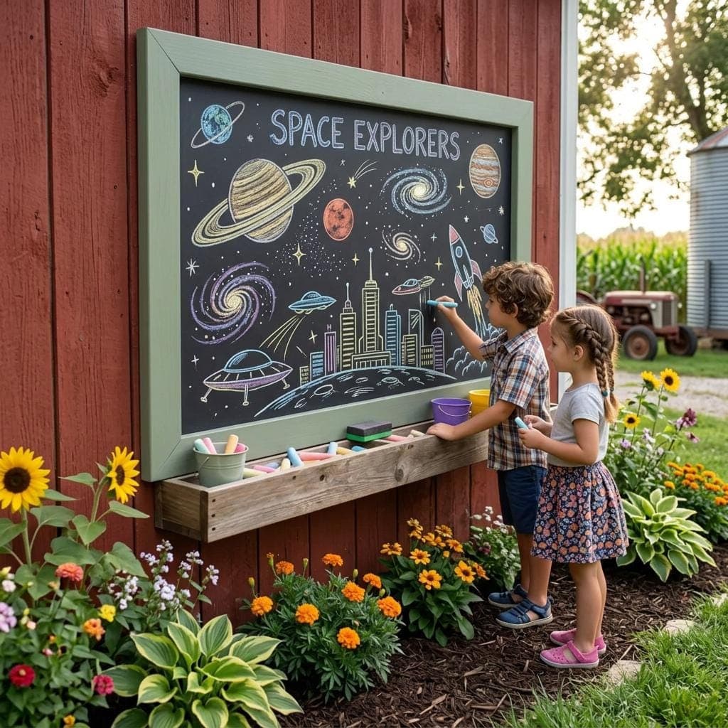 DIY Outdoor Chalkboard Plans — PDF Woodworking Blueprint DIY Plans